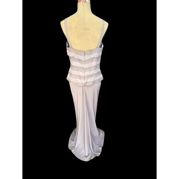 Montage by Mon Cheri Mother of Bride Lavender Dress & Jacket Pleated Front 12 - Picture 10 of 16